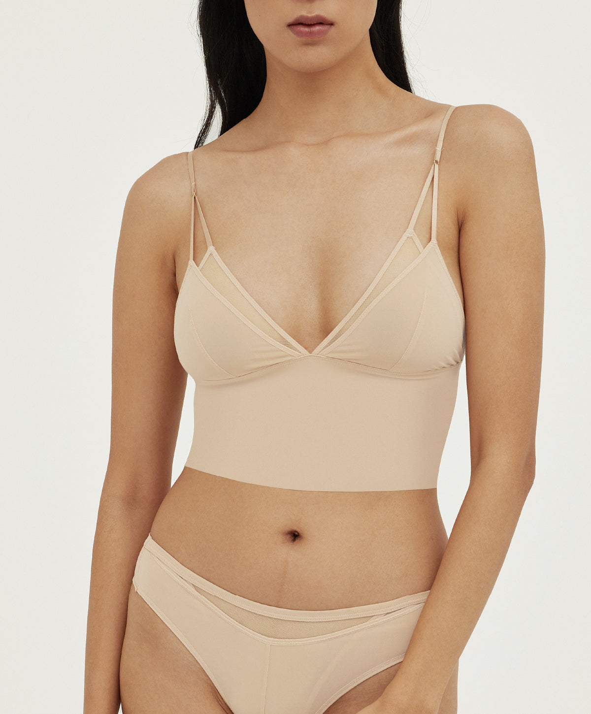 EVOLVE | Double Layered Triangle Crop Top
