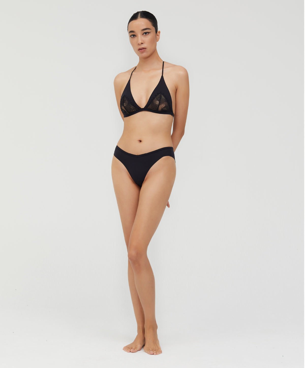 LINE | Mid-Waist T-String Bikini