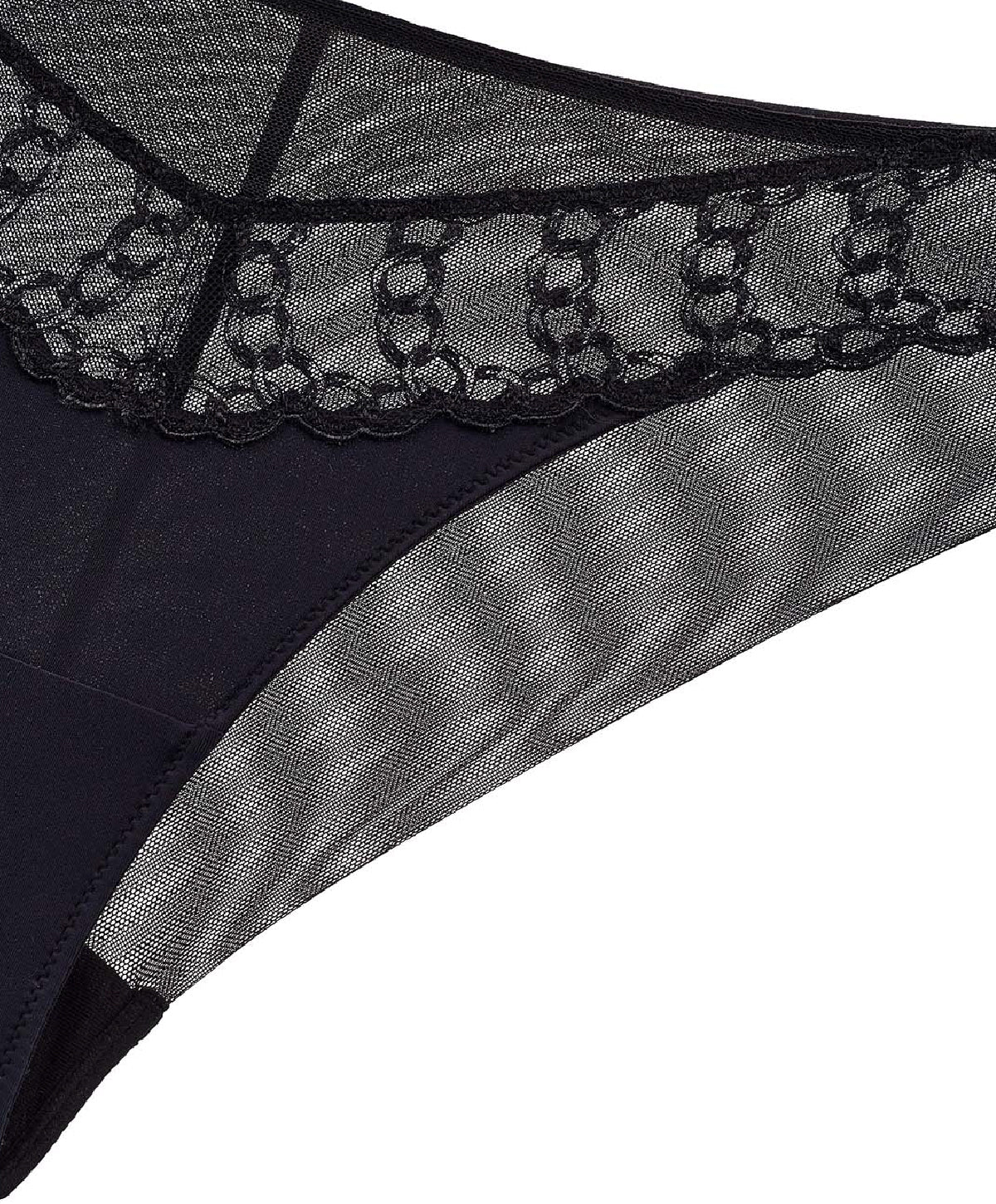 LINK | Mid-Waist Embroidered Bikini