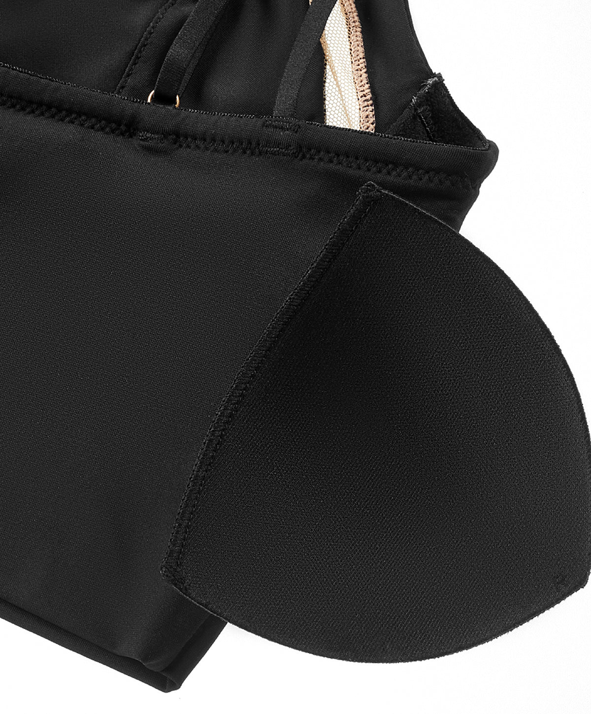 SPYDER | Tulle Patchwork Triangle Crop Top