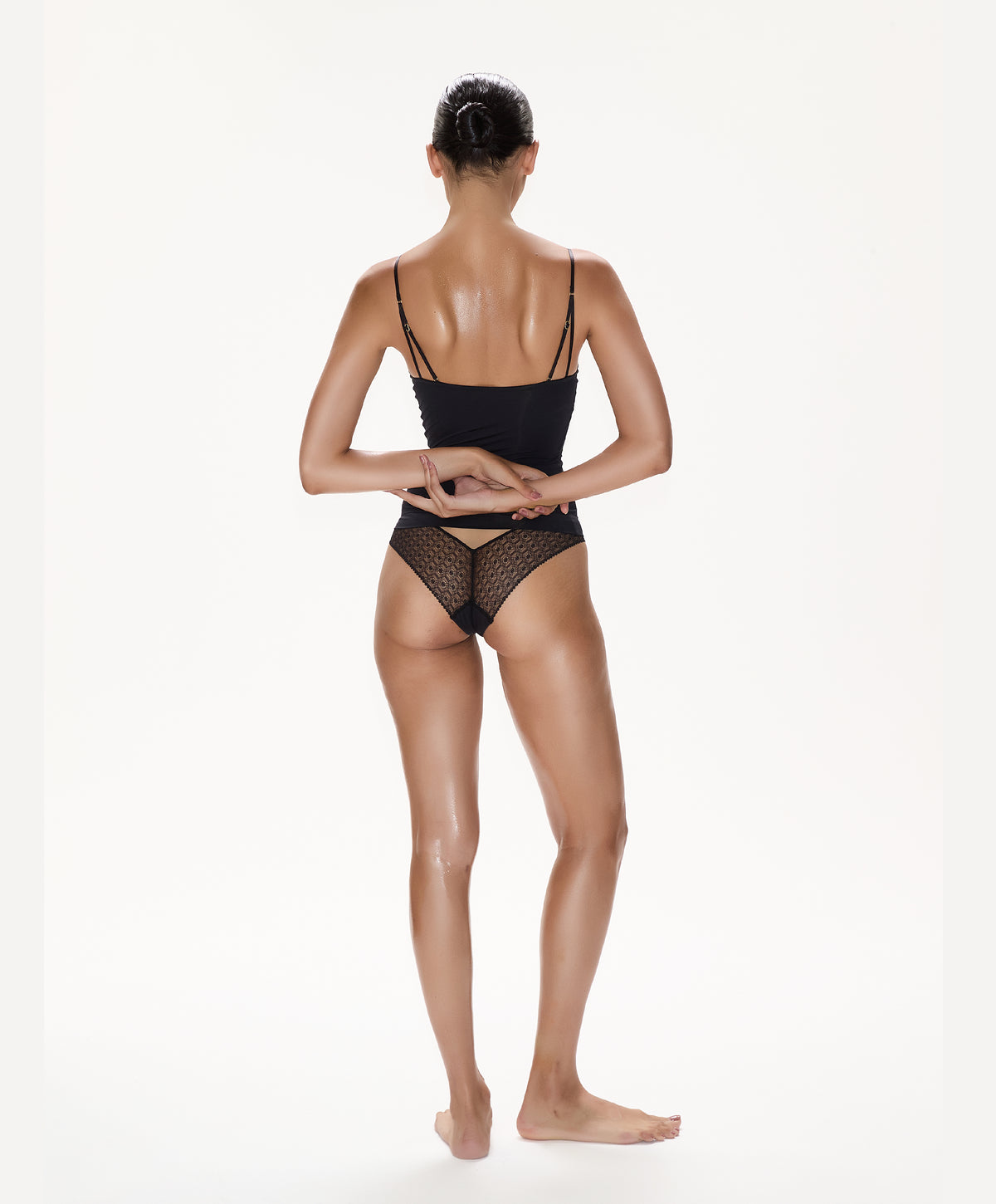 BOUNDARY | Tulle Patchwork Triangle Cami