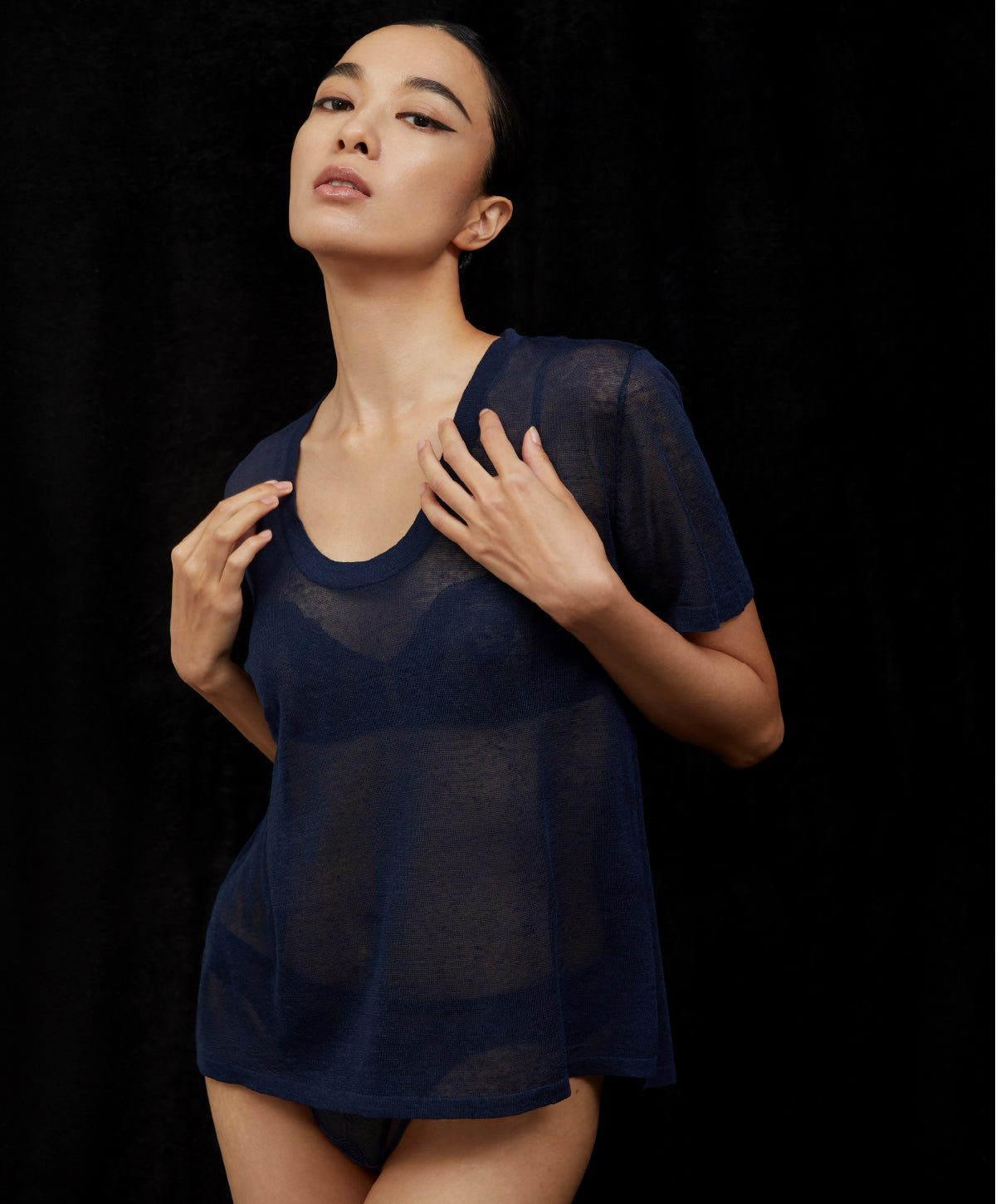 SHEER｜Linen T-Shirt