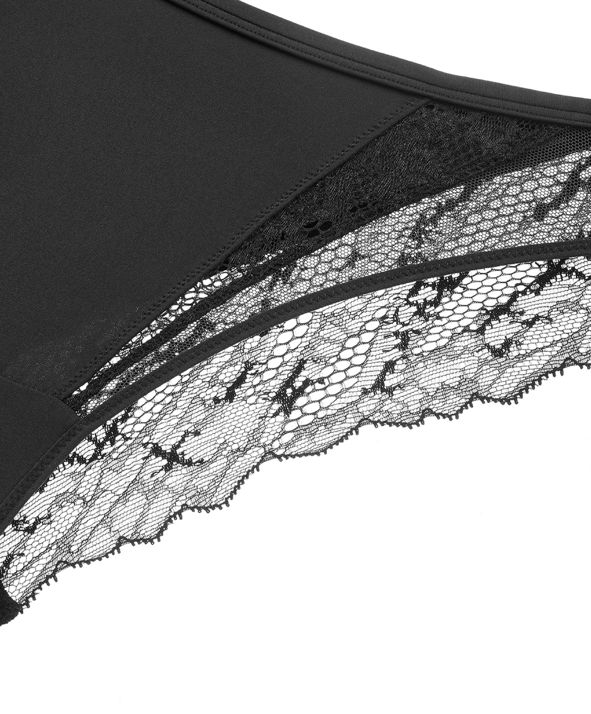 BOUNDARY | Mid-Waist Lace Pachwork Bikini