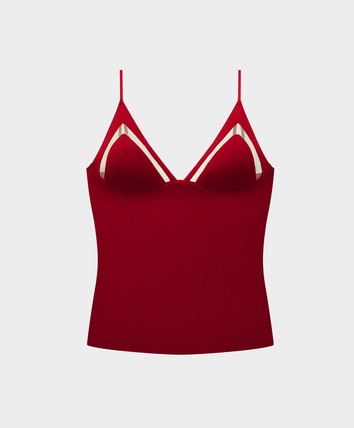 BOUNDARY | Tulle Patchwork Triangle Cami