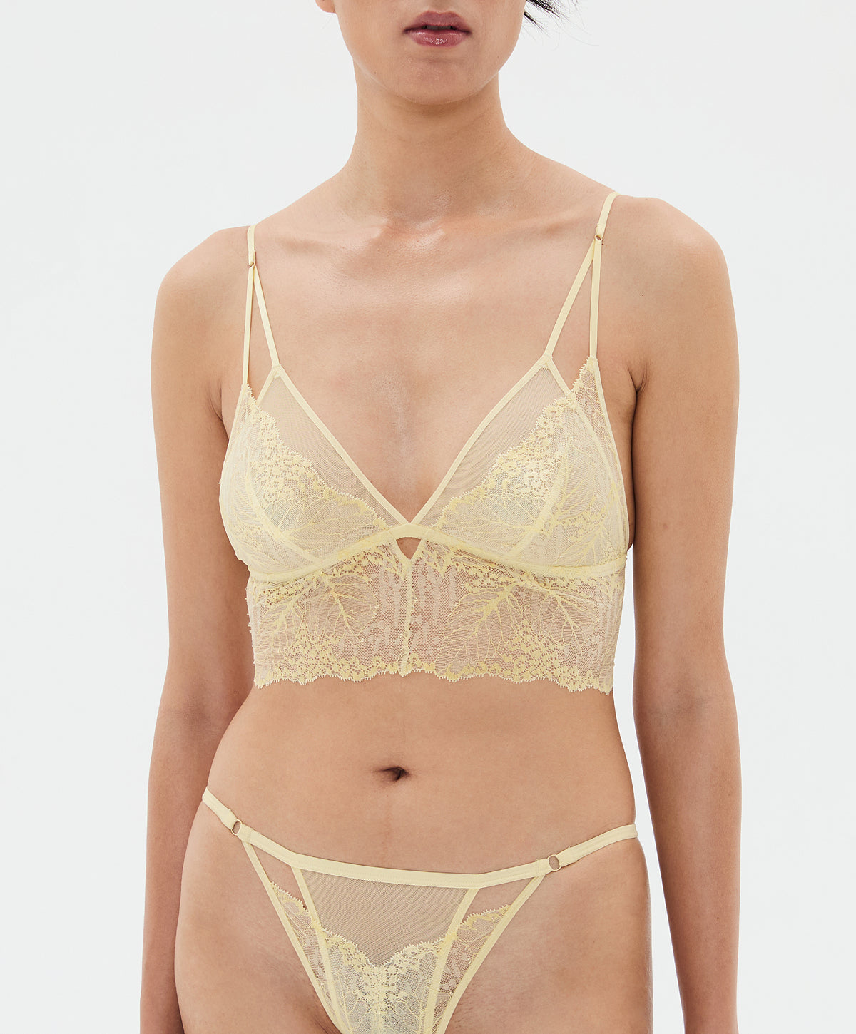 OMBRE | Triangle Lace Top
