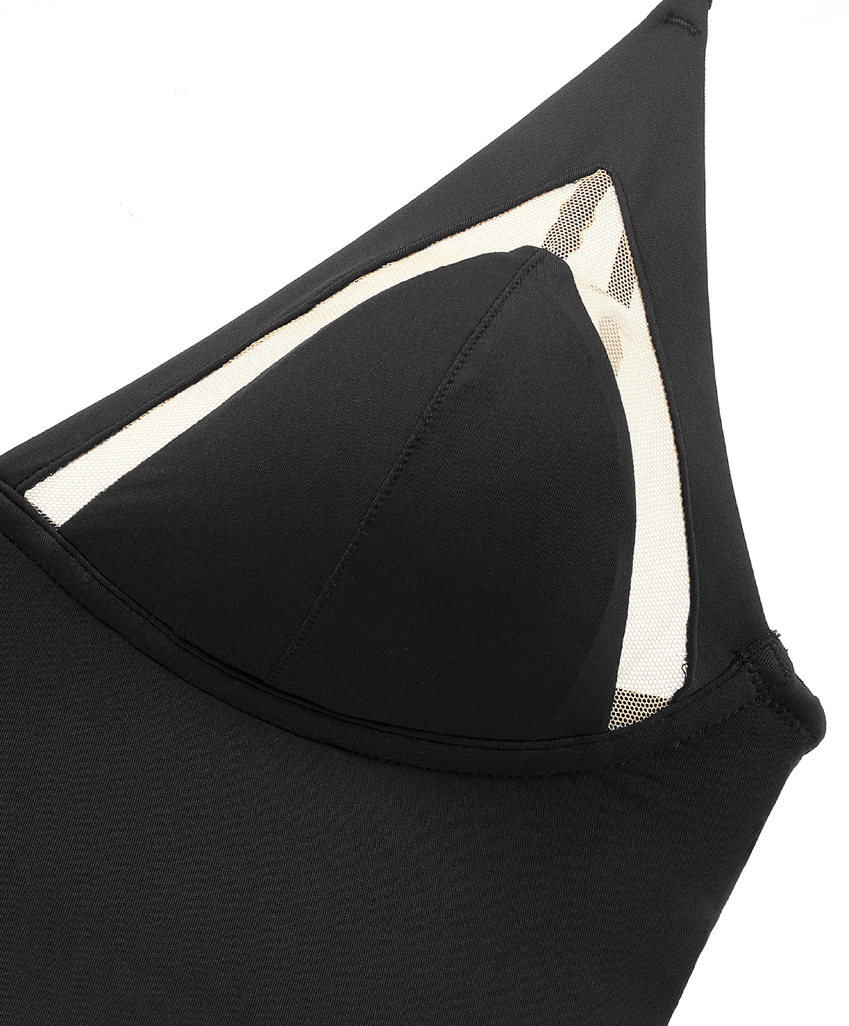BOUNDARY | Tulle Patchwork Triangle Cami