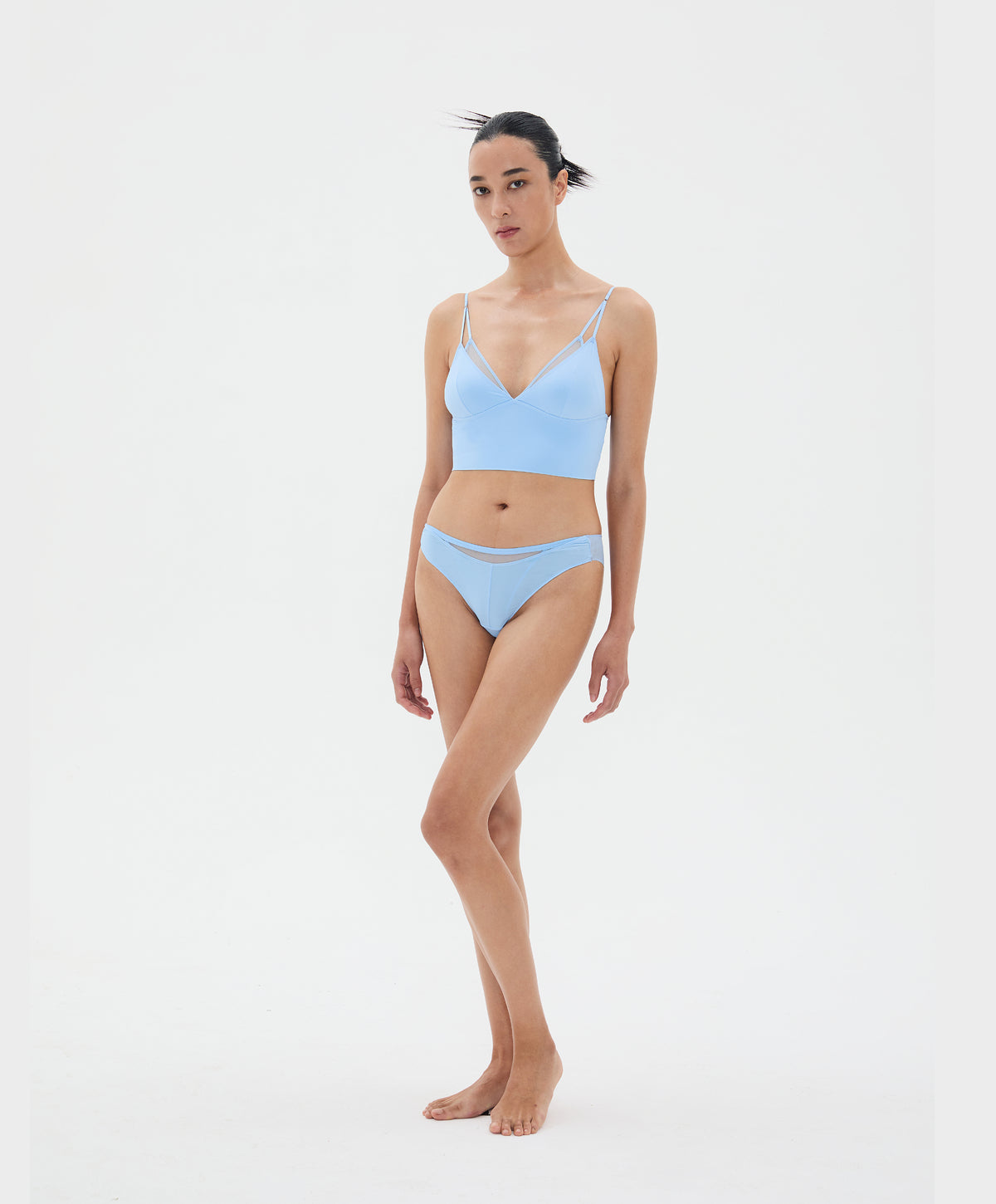EVOLVE | Double Layered Triangle Crop Top