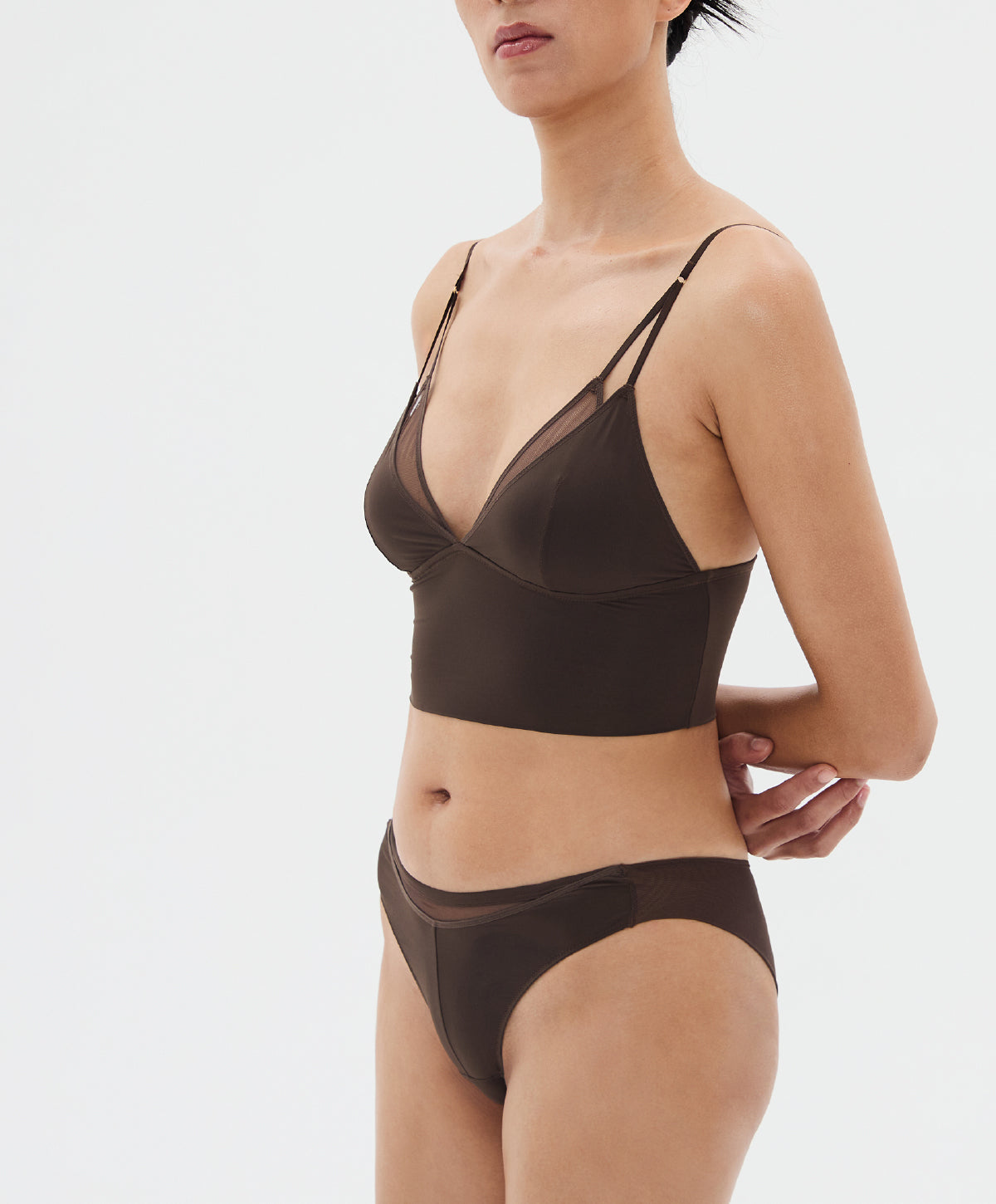 EVOLVE | Double Layered Triangle Crop Top